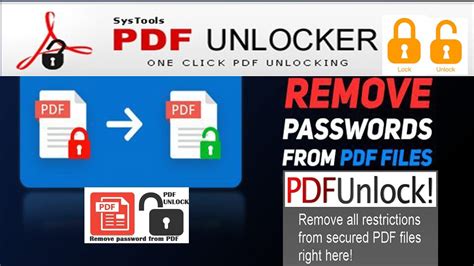 IUWEsoft Remove PDF Password