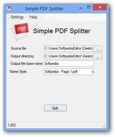 Download PDFArea PDF Splitter
