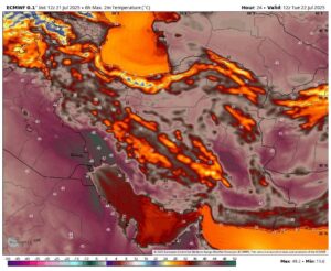 افزایش دما تا ۵۲ درجه‌؛ گرمای ۴۰ درجه‌ای در بیشتر نقاط کشور
تداوم دارد