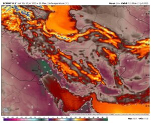 هشدار افزایش گرمای شدید و گردوخاک در ۳ استان