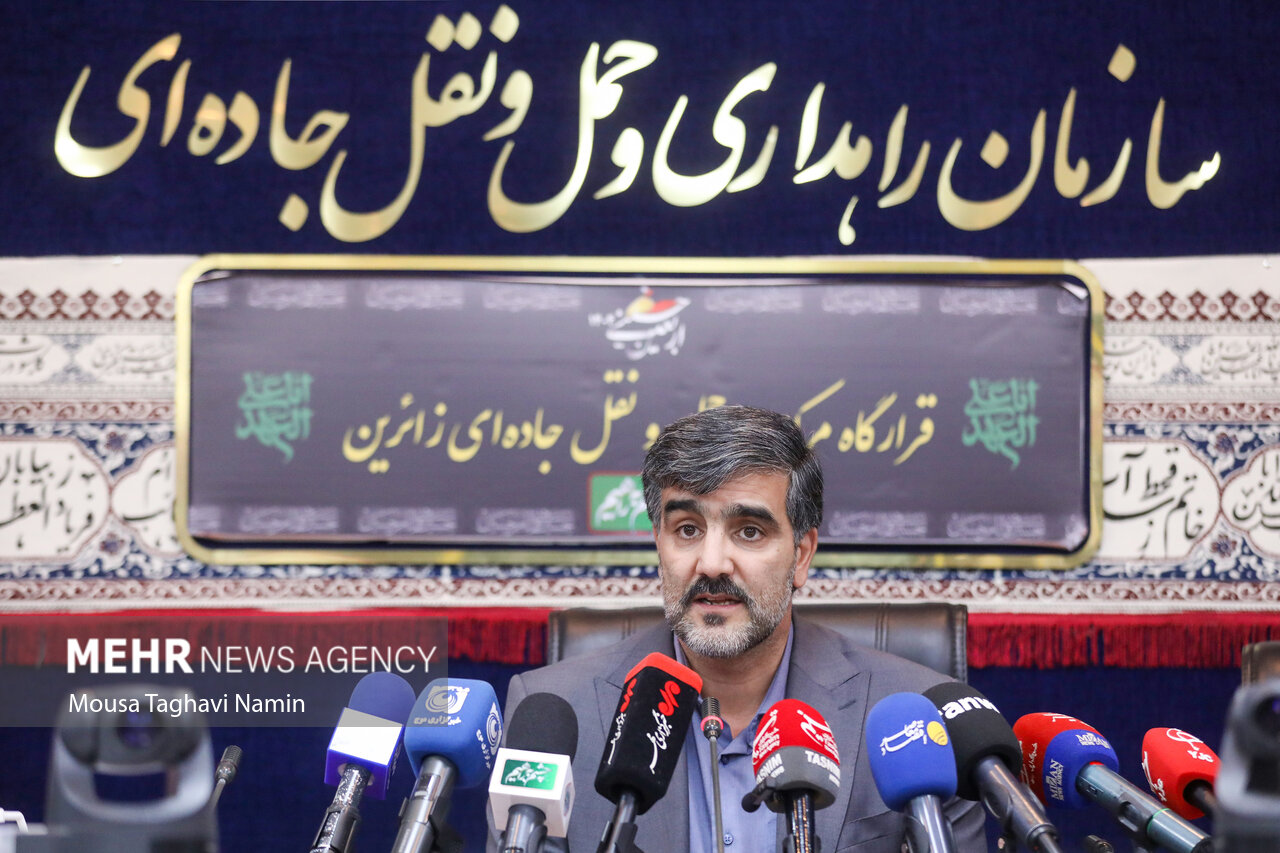 نشست خبری رئیس سازمان راهداری و حمل و نقل جاده ای