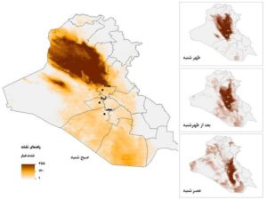 گرد و خاک گسترده عراق را فرا گرفت
