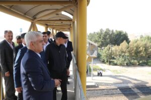 بازدید وزیر راه‌آهن ترکمنستان از بندر خشک ریلی تهران